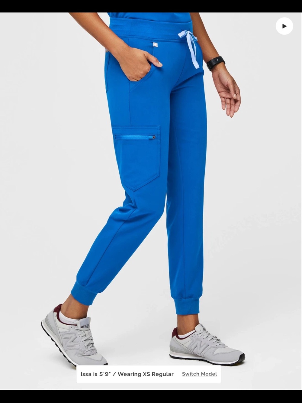 FIGS Zamora Jogger *Royal Blue *Size Small